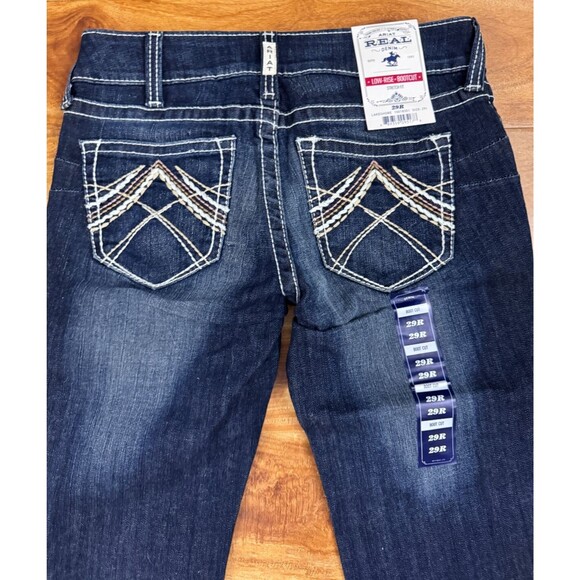 Ariat R.E.A.L. Denim Low Rise Boot Cut Stretch Fit Women's Jeans Size 29R NWT - Picture 8 of 16